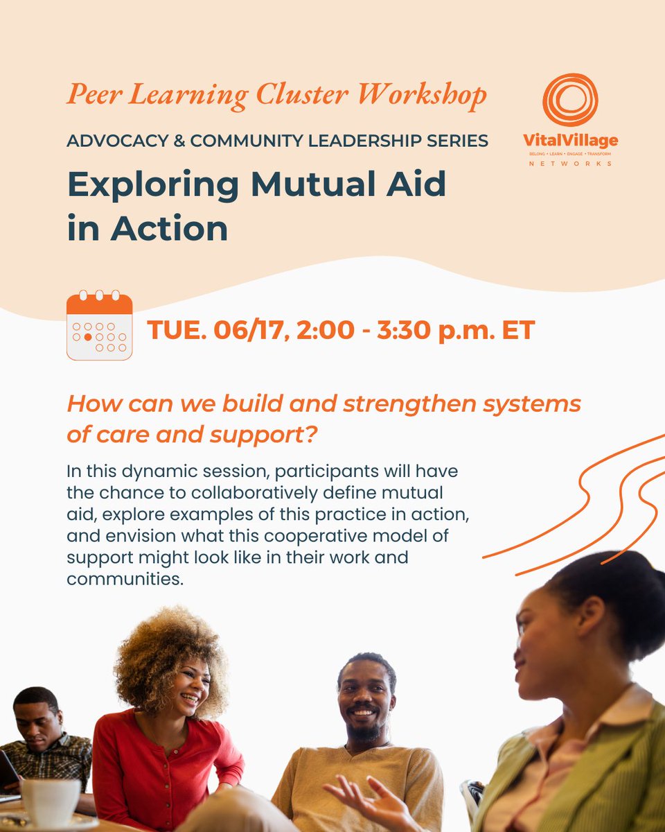 We invite you to join us June 17 for our next offering of the 2025 Advocacy and Community Leadership workshop series, hosted by the Peer Learning Clusters! Registration here: cutt.ly/JUN2025_PLC