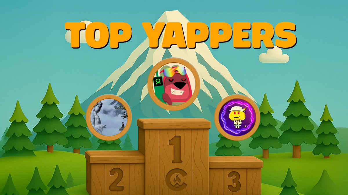 Camp Network ⛺️ (@campnetworkxyz) on Twitter photo Who’s leading the Camp Yapper <a href="/KaitoAI/">Kaito AI 🌊</a> 7-day Leaderboard so far? 👀
🥇 <a href="/grebbycrypto/">grebby</a>
🥈 <a href="/wang_xiaolou/">日拱一卒王小楼</a>
🥉 <a href="/Boboafrica1/">Buezecrypt 📊 ⛺️🖐️</a>
Keep yapping and make the Top 20 before the next snapshot!
yaps.kaito.ai/camp Who’s leading the Camp Yapper <a href="/KaitoAI/">Kaito AI 🌊</a> 7-day Leaderboard so far? 👀
🥇 <a href="/grebbycrypto/">grebby</a>
🥈 <a href="/wang_xiaolou/">日拱一卒王小楼</a>
🥉 <a href="/Boboafrica1/">Buezecrypt 📊 ⛺️🖐️</a>
Keep yapping and make the Top 20 before the next snapshot!
yaps.kaito.ai/camp