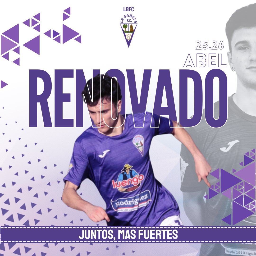🅡🅔🅝🅞🅥🅐🅒🅘🅞🅝 |25-26 

𝘼𝙗𝙚𝙡 𝘿𝙞𝙖𝙯

Da el “SI QUIERO” y seguirá con el número 3 de la morada.

El lateral izquierdo de La Llanera, seguirá cubierto con garantías, por un jugador que nunca se arruga.

Gracias Abel 💜