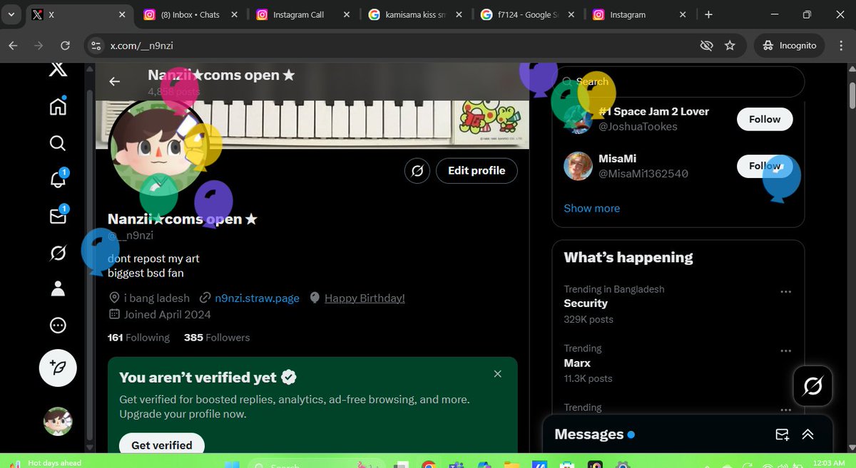 Nanzii★coms open ★ tweet media