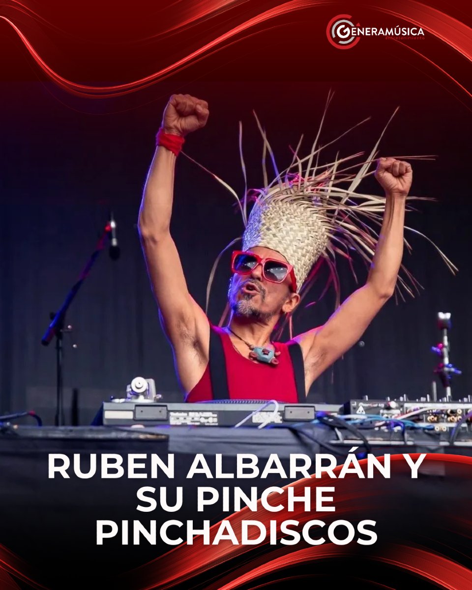 🎶🔥 ¡La fiesta nunca para con Rubén Albarrán y su Pinche Pinchadiscos! Un viaje sonoro único, lleno de energía, beats irreverentes y una vibra que rompe esquemas. ¿Listos para bailar sin reglas? 🕺💃

#RubénAlbarrán #PinchePinchadiscos  #Generamusica #Management