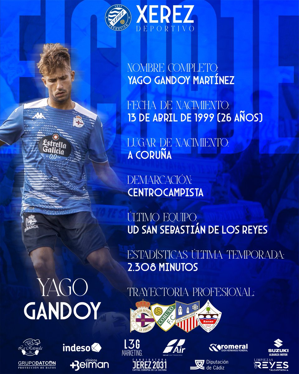 🔵⚽️ Conoce a <a href="/yagogandoy6/">Yago Gandoy</a> 

#BienvenidoYagoGandoy