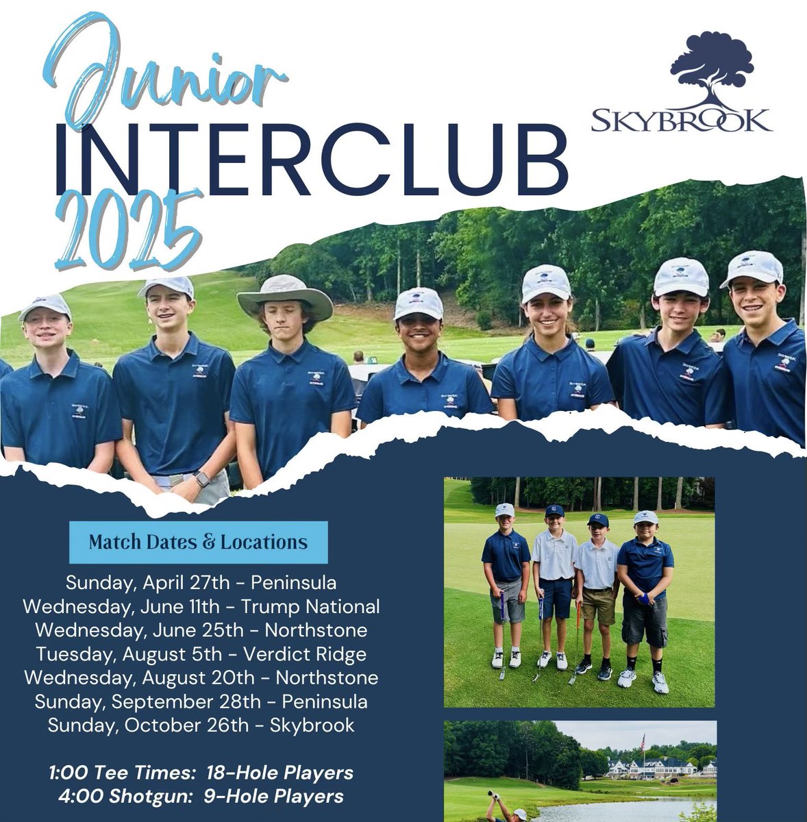 Hickory Ridge High School Golf (@hrhsbullsgolf) on Twitter photo ⛳️Good luck to <a href="/hrhsbulls/">Hickory Ridge Ragin’ Bulls 🤘🏻</a> rising sophomore <a href="/MattMisterGolf/">Matthew Mister</a> as he tees off today in the Junior Interclub match at Trump National⛳️ ⛳️Good luck to <a href="/hrhsbulls/">Hickory Ridge Ragin’ Bulls 🤘🏻</a> rising sophomore <a href="/MattMisterGolf/">Matthew Mister</a> as he tees off today in the Junior Interclub match at Trump National⛳️