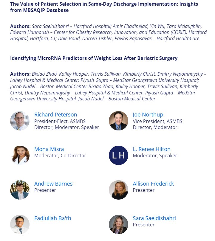 Sara Saeidi, M.D. (@sarasaeidi92) on Twitter photo 🚨"Can every #SleeveGastrectomy patient go home the same day of surgery? Not without asking the right questions first!"
Thrilled to be presenting our work from <a href="/HartfordHealthC/">Hartford HealthCare</a> at #ASMBS2025 #TopPaper session!
Cannot wait to see you in National Harbor! asmbsmeeting.com 🚨"Can every #SleeveGastrectomy patient go home the same day of surgery? Not without asking the right questions first!"
Thrilled to be presenting our work from <a href="/HartfordHealthC/">Hartford HealthCare</a> at #ASMBS2025 #TopPaper session!
Cannot wait to see you in National Harbor! asmbsmeeting.com