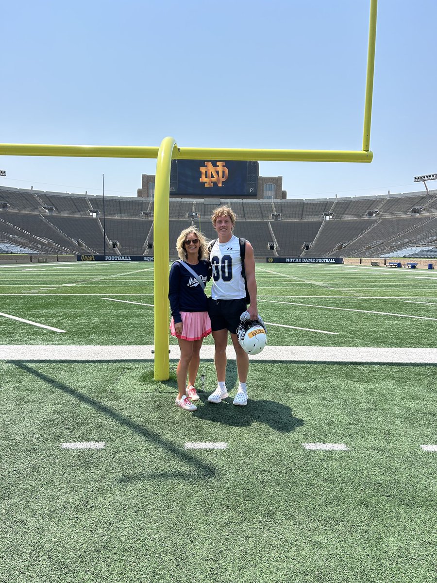 GatlinGerhard's tweet image. Had a great time at the @NDFootball camp! Thanks to all the coaches for the work!

@Marcus_Freeman1 @CoachBeck_PTF @mfarrellsports @lettermans_ptf @TXPrivateFBGuy @TXPSMedia