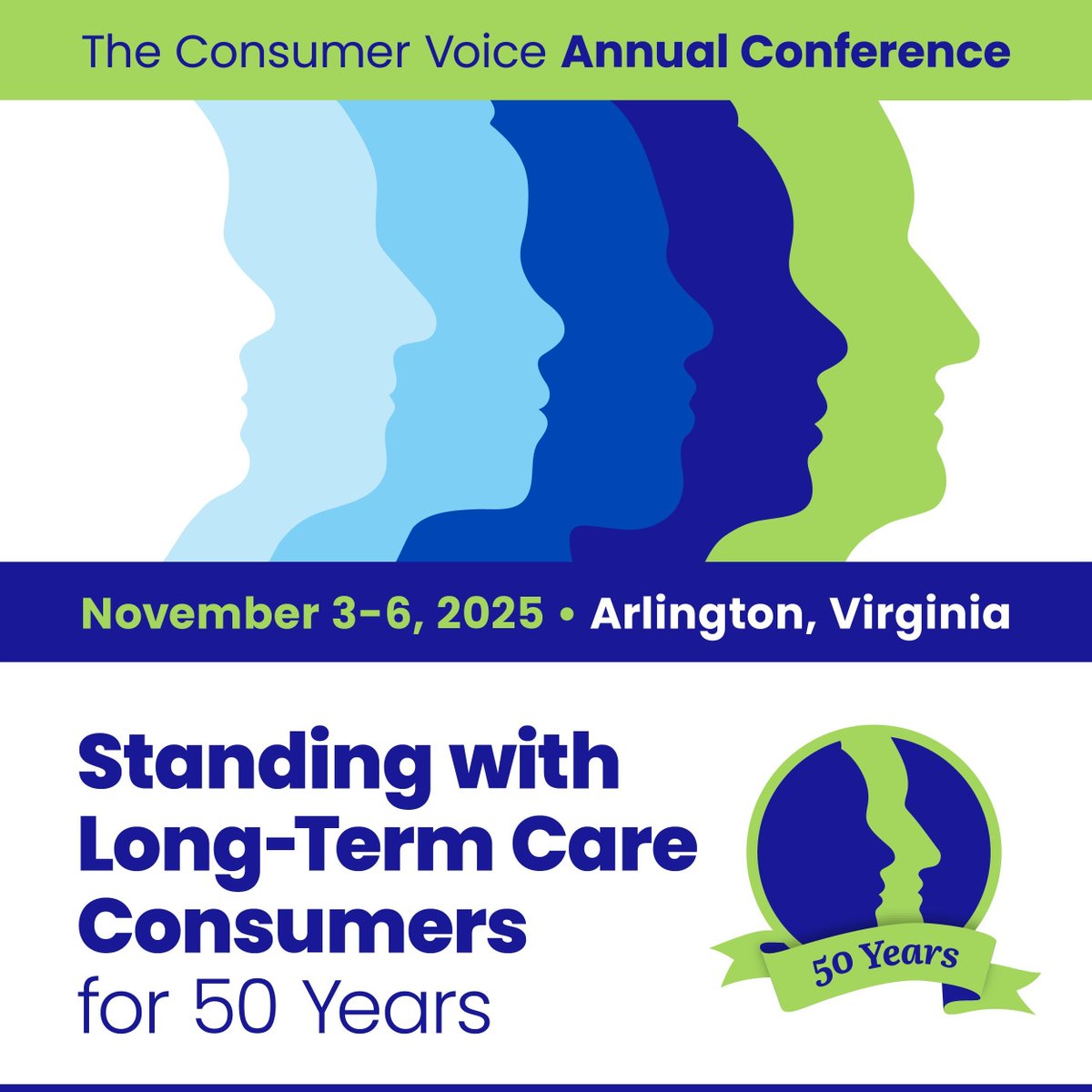 Join us in the Washington, DC area as we celebrate 50 years! Registration is now open for the 2025 Consumer Voice Conference. Learn more and register: theconsumervoice.org/2025-conferenc…