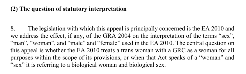 Lucy HunterBlackburn (@lucyhunterb) on Twitter photo <a href="/CommonsWEC/">Women & Equalities Committee</a> <a href="/EHRC/">EHRC</a> It is very concerning that the Chair appears not to understand the scope of the UKSC judgment, at the most basic level. Presumably the Committee received an accurate formal pre-briefing on that point? If so, that raises fundamental, serious questions about her capability. <a href="/CommonsWEC/">Women & Equalities Committee</a> <a href="/EHRC/">EHRC</a> It is very concerning that the Chair appears not to understand the scope of the UKSC judgment, at the most basic level. Presumably the Committee received an accurate formal pre-briefing on that point? If so, that raises fundamental, serious questions about her capability.