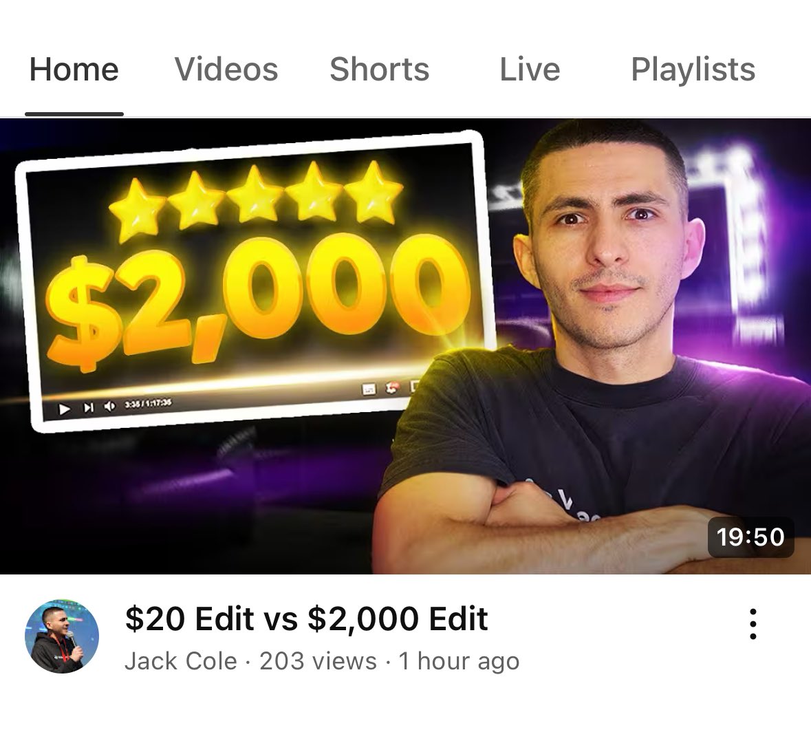 $20 Edit vs $2,000 Edit 🔥

Just dropped a banger.

(Link in the comments below)