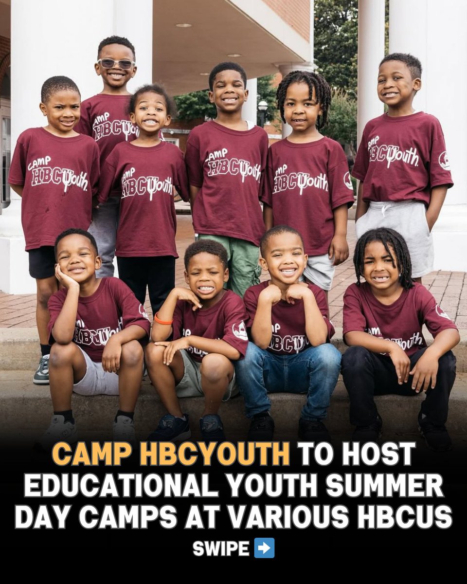 hbcualum's tweet image. Camp #HBCYouth, the educational youth summer day camp based on the principles and values of HBCUs, is teaming up with Amazon Access for its second year. Hosted at Tennessee State, Clark Atlanta, Spelman, and Morehouse, registration is now open for local pre K-5th grade children.