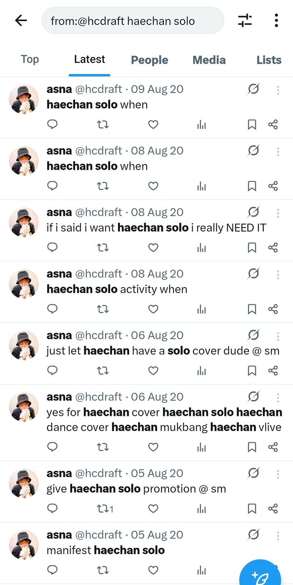 hcdraft's tweet photo. its still and always been haechan solo tweets <3 https://t.co/f9Gjlzxwxu