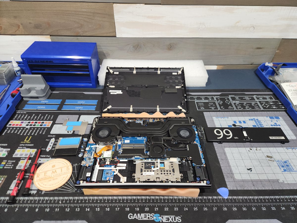 The first Eluktronics Hydroc16 G2 (Ultra 9 and RTX 5080) shown getting RAM and NVME storage installed. Can't wait to get Revit installed on it!

The RAM is no longer double stacked and now has an extra cooling fan too! This was a big issue with the last one which is why I never