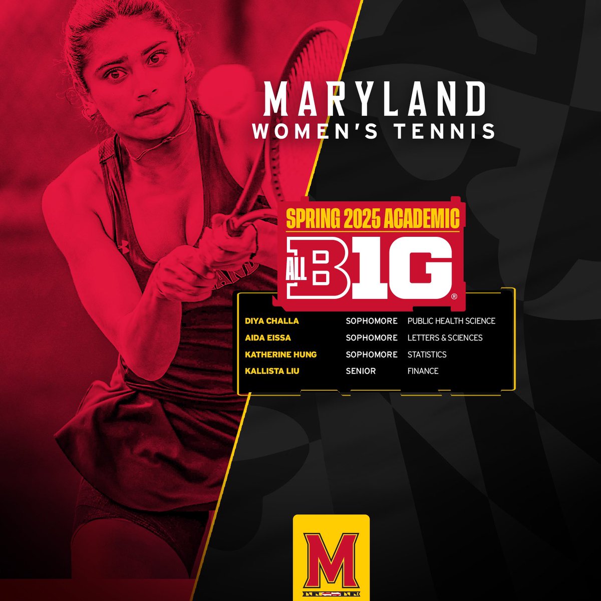 Congrats to our Academic All Big Ten Terps! 🐢📚

🔗: go.umd.edu/1zz1

#TerpTennis