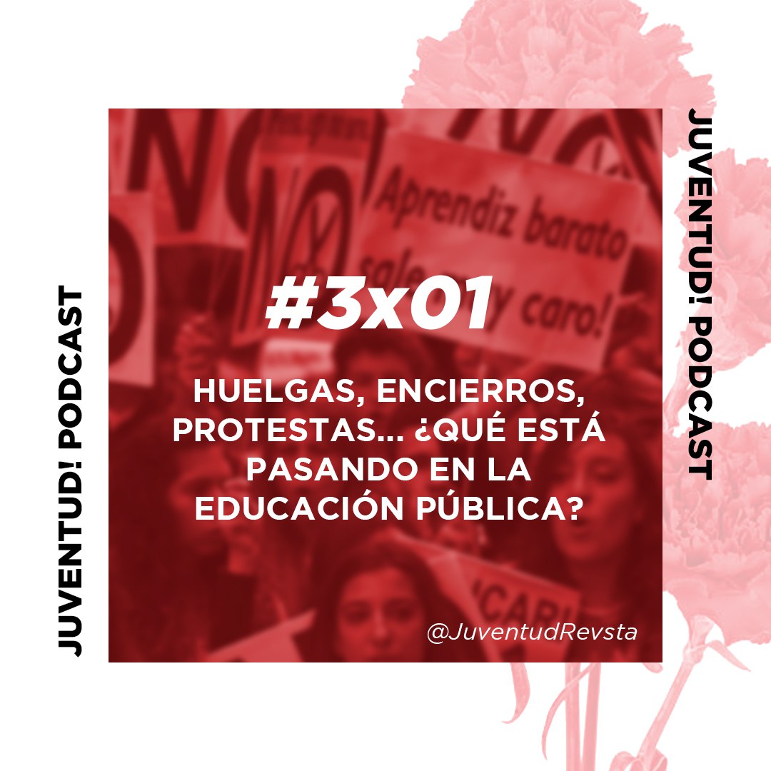 JuventudRevsta's tweet image. 🔴 Primer episodio de la 3° temporada del Juventud! PODCAST
«Huelgas, encierros, protestas... ¿Qué está pasando en la educación pública?»
Jueves 12, 20:00h.
🔗 youtube.com/@cjc_media?si=…