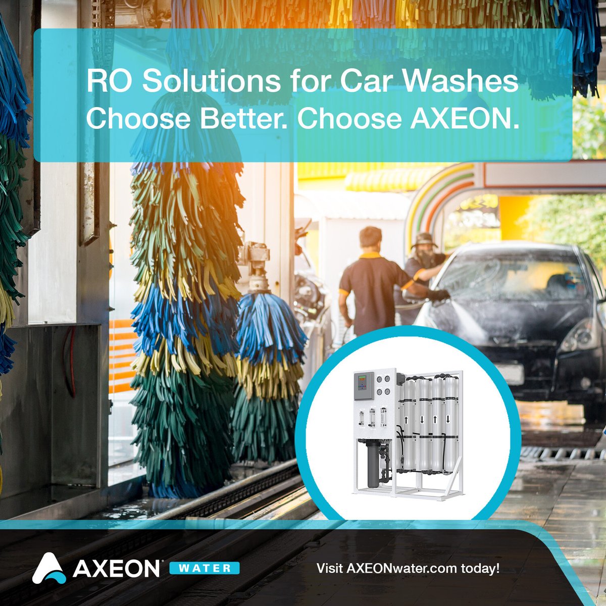 AXEONWATER's tweet image. Looking to provide premium water quality for carwash operations? The AXEON R1-Series RO System delivers high-purity water for a spot-free rinse, reducing water spots and enhancing vehicle shine.  💦

hubs.la/Q03bbZ5n0

#CarwashRO #SpotFreeRinse #ROSolutions #WaterFiltration
