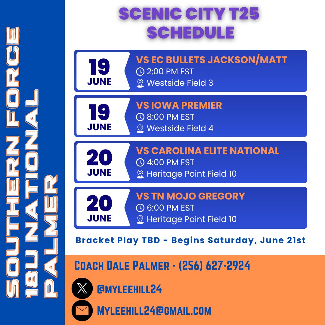 Mylee Hill (@myleehill24) on Twitter photo Scenic City schedule drop. <a href="/ForceSouthern/">Southern Force 18U National - Palmer</a> <a href="/uts_firehawks/">UT Southern Athletics</a> <a href="/JoeGuth08812179/">Joe Guthrie</a> <a href="/melcarter24/">Melanie Carter</a> Scenic City schedule drop. <a href="/ForceSouthern/">Southern Force 18U National - Palmer</a> <a href="/uts_firehawks/">UT Southern Athletics</a> <a href="/JoeGuth08812179/">Joe Guthrie</a> <a href="/melcarter24/">Melanie Carter</a>