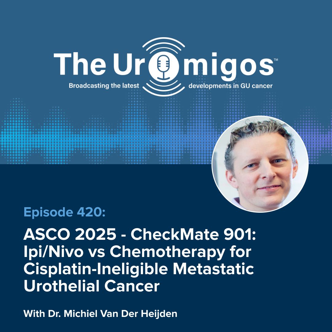 🚨 New episode alert! Listen in on some of the breakthroughs and progress discussed this year during ASCO 2025. In this episode, Dr. Michiel Van Der Heijden joins the Uromigos to discuss the ipilimumab + nivolumab vs. chemotherapy randomization in this trial from his ASCO 2025