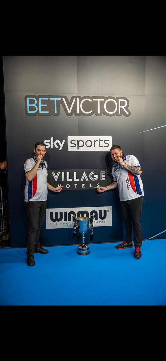 It's almost time! 🎯 The World Cup of Darts starts tomorrow! Can England defend their title? Let us know! 👇 #WorldCupOfDarts #Darts <a href="/Village_Hotels/">Village Hotels</a>