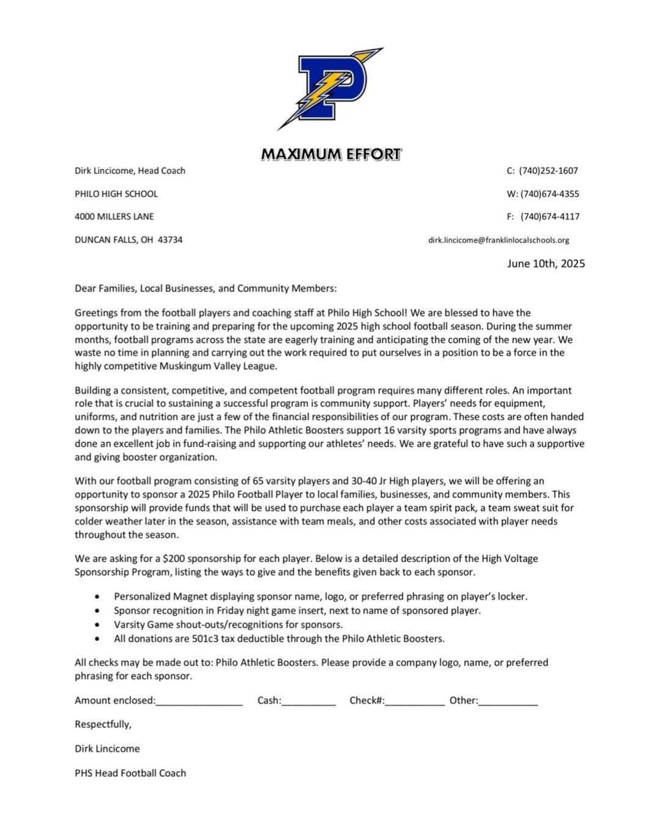 Philo Athletic Boosters (@athleticphilo) on Twitter photo 