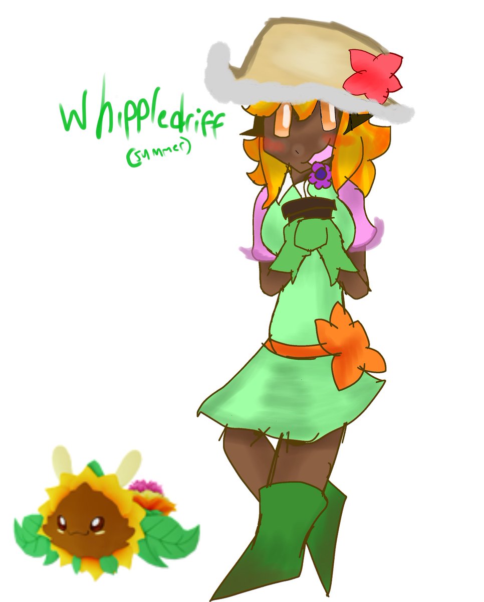 #Loomianlegacyart 
I love these new fluffy gurls so drew them but women :3