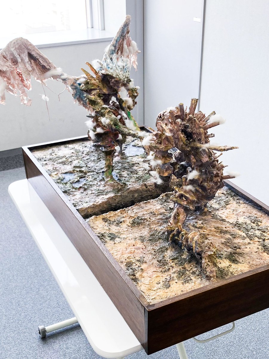 Monolith Soft shared the sculpture that was used as the concept for the very first Xenoblade Chronicles game. 

If the Nintendo Museum ever does a big Monolith Soft exhibit, this needs to be the centerpiece!