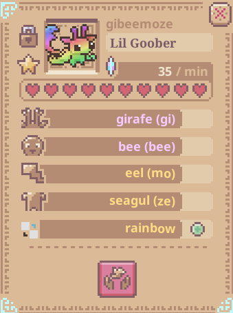 PsephRain8's tweet image. Also doodled this while playing the Whimside demo on Steam! A fun little creature-collecting/crossbreeding idler! I've already left it on for hours in the bg, lol
This is my favorite creature I've bred!
Check out @Toadzillart for the game!
#fanart #indiegame