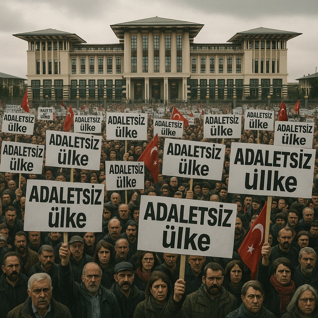 Adem ÜNLÜ (@ademunlu9) on Twitter photo Milyonlarca vatandaşın tek bir çığlığı var: Adalet!
Bu ülke kimsenin babasının çiftliği değil.
Halk sustukça adaletsizlik büyüdü.
Artık susmuyoruz.
<a href="/RTErdogan/">Recep Tayyip Erdoğan</a> bu halkın sesini duymazdan gelemezsiniz!
#Adalet #AdaletsizÜlke
<a href="/hasandogan/">Hasan Doğan</a> <a href="/fahrettinaltun/">Fahrettin Altun</a> <a href="/_cevdetyilmaz/">Cevdet Yılmaz</a> <a href="/Hayati_Yazici/">Hayati Yazıcı</a> Milyonlarca vatandaşın tek bir çığlığı var: Adalet!
Bu ülke kimsenin babasının çiftliği değil.
Halk sustukça adaletsizlik büyüdü.
Artık susmuyoruz.
<a href="/RTErdogan/">Recep Tayyip Erdoğan</a> bu halkın sesini duymazdan gelemezsiniz!
#Adalet #AdaletsizÜlke
<a href="/hasandogan/">Hasan Doğan</a> <a href="/fahrettinaltun/">Fahrettin Altun</a> <a href="/_cevdetyilmaz/">Cevdet Yılmaz</a> <a href="/Hayati_Yazici/">Hayati Yazıcı</a>