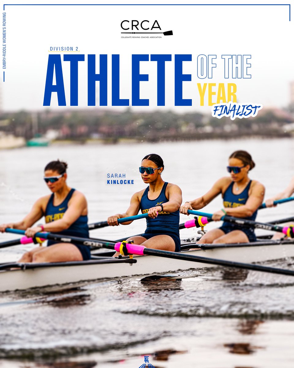 Sarah Kinlocke is one of just three finalists for the CRCA’s D2 Athlete of the Year award 🙌

Stay alert on Friday as the winner will be announced at 2 p.m.
#GoERAU #DaytonasHometownTeam