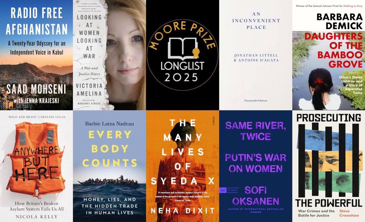 cgmoorefoundation (@cgmoorefoundat1) on Twitter photo Congratulations to #2025MoorePrize longlisted authors: Saad Mohseni
Jonathan Littell & Antoine dāAgata
Barbara Demick
@nicolakellywrites
<a href="/nehadixit123/">Neha Dixit</a>
<a href="/BLNadeau/">Barbie Latza Nadeau</a>
<a href="/stevecrawshaw/">Steve Crawshaw š§”</a>
@sofioksanen
& the late Victoria Amelina
#HumanRights Writing Congratulations to #2025MoorePrize longlisted authors: Saad Mohseni
Jonathan Littell & Antoine dāAgata
Barbara Demick
@nicolakellywrites
<a href="/nehadixit123/">Neha Dixit</a>
<a href="/BLNadeau/">Barbie Latza Nadeau</a>
<a href="/stevecrawshaw/">Steve Crawshaw š§”</a>
@sofioksanen
& the late Victoria Amelina
#HumanRights Writing
