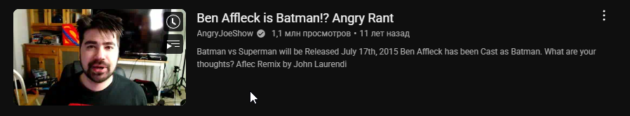 Musik5552412's tweet photo. @AngryJoeShow >but that doesn't mean you HAVE to HATE on other Superman shit.
>Lets celebrate

Said by the same dude who made these videos, by the way. https://t.co/gjimg2rprJ