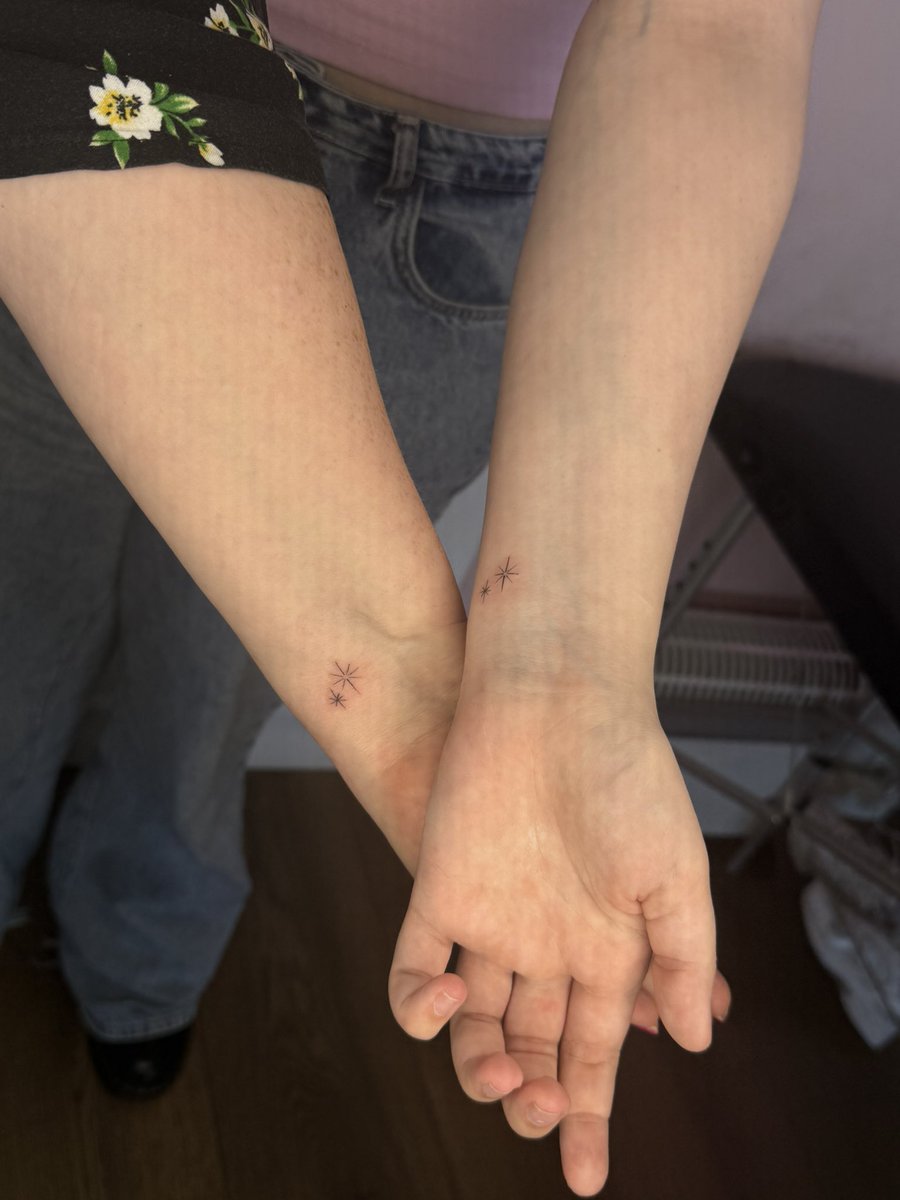 My daughter Sophie and I talked about getting matching tattoos for last few years. We just got them in Dublin today. We have been through such a difficult time these last few years. Little North Star representing stability, resilience and guidance during challenging times ❤️