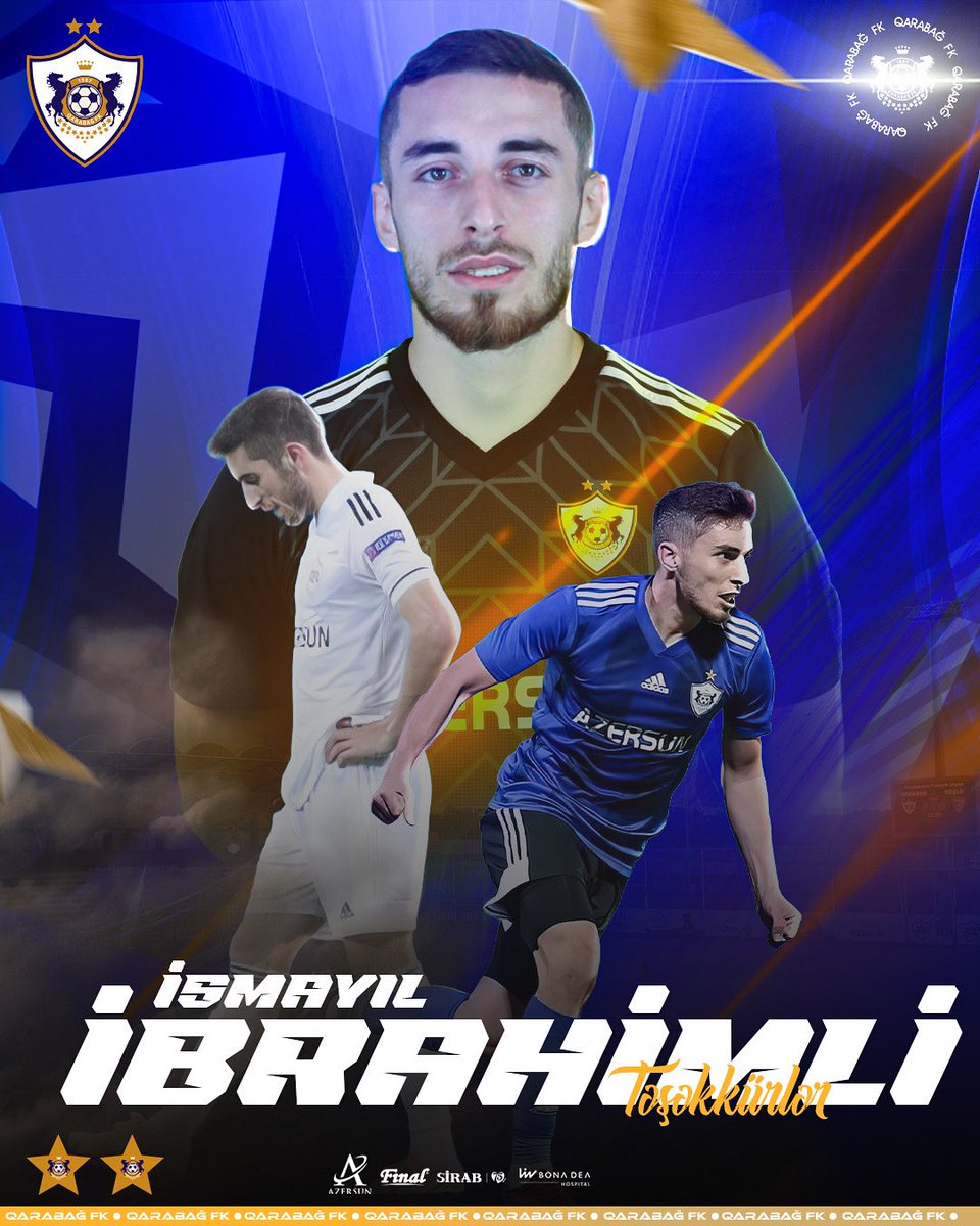 Klubumuz İsmayıl İbrahimli ilə yollarını ayırıb. Son iki mövsümdə icarə əsasında “Zirə”də çıxış edən 27 yaşlı yarımmüdafiəçi ilə müqaviləyə qarşılıqlı razılaşma ilə xitam verilib.

İsmayıl İbrahimliyə klubumuza göstərdiyi xidmətlərə görə təşəkkür edir və uğurlar arzulayırıq!