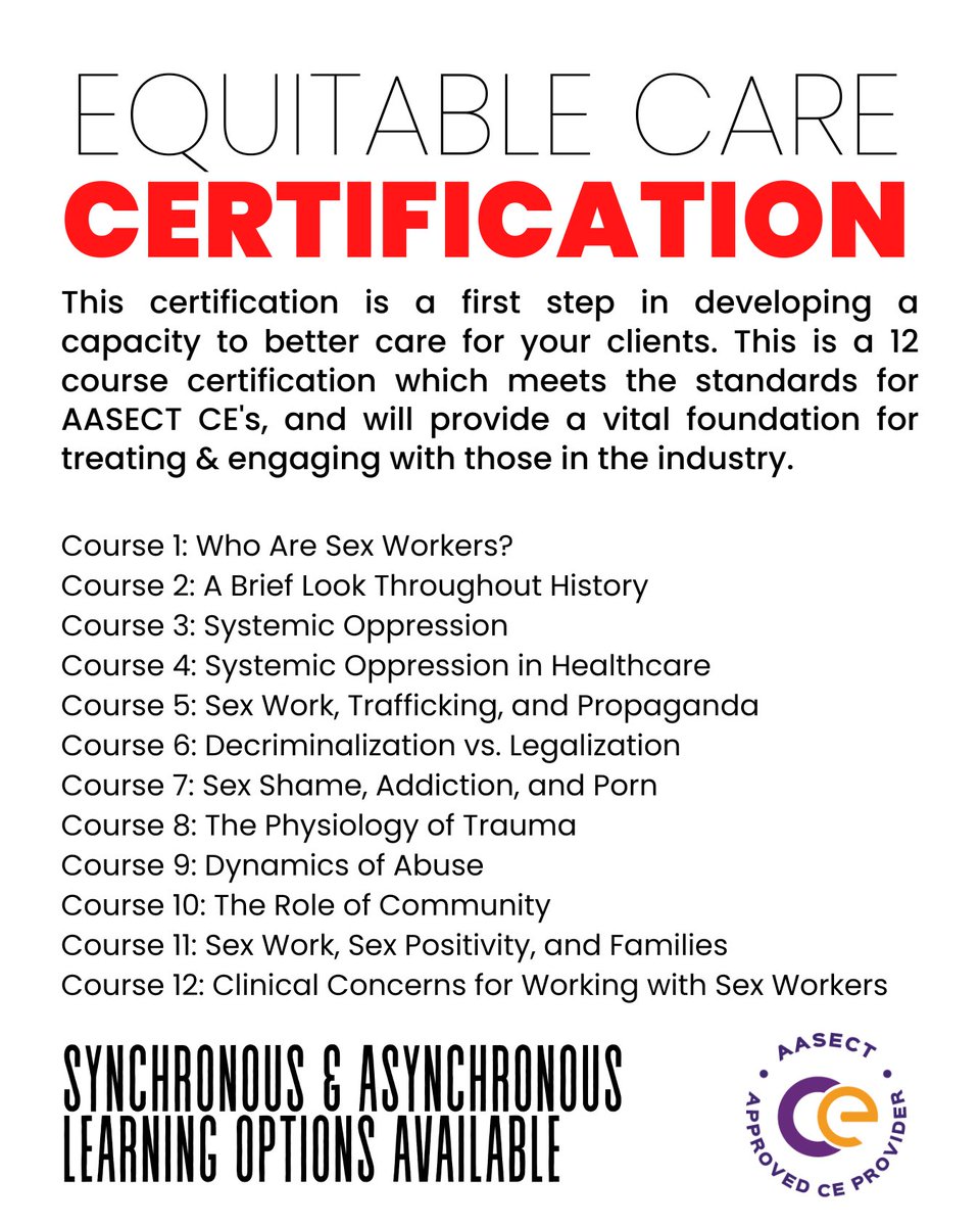 Equitable Care Certification tweet media