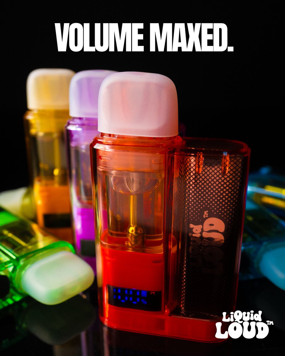 golddropca's tweet photo. 💥 TERPS STACKED. VOLUME MAXED. 💥

➡️ This one’s LOUDER.
➡️ Each color = a different terp = a new high
➡️ More oil. More power. More flavor.

Welcome to the new era — the 1.5g all-in-one Liquid Loud™

Turn up the hardware. Turn up the loud. 🔊 https://t.co/ie8Q0PtyW4