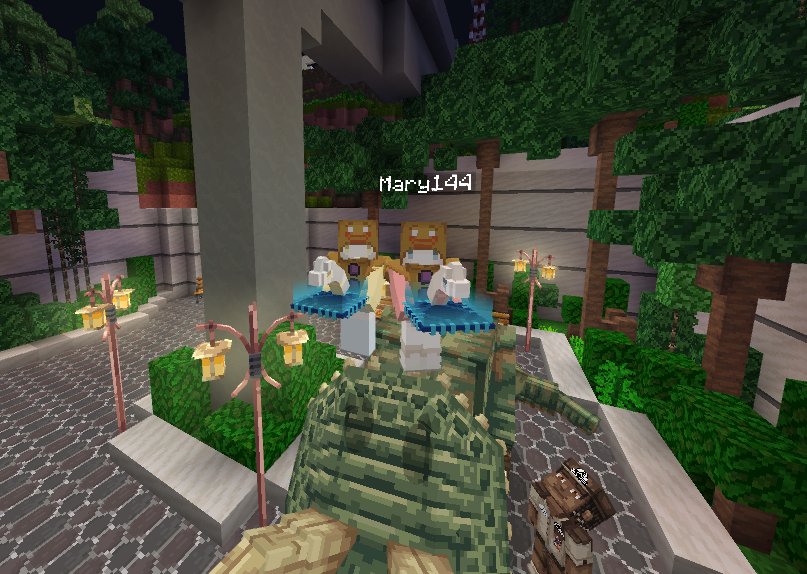 マイクラのユニバワールド行ってきた✌︎