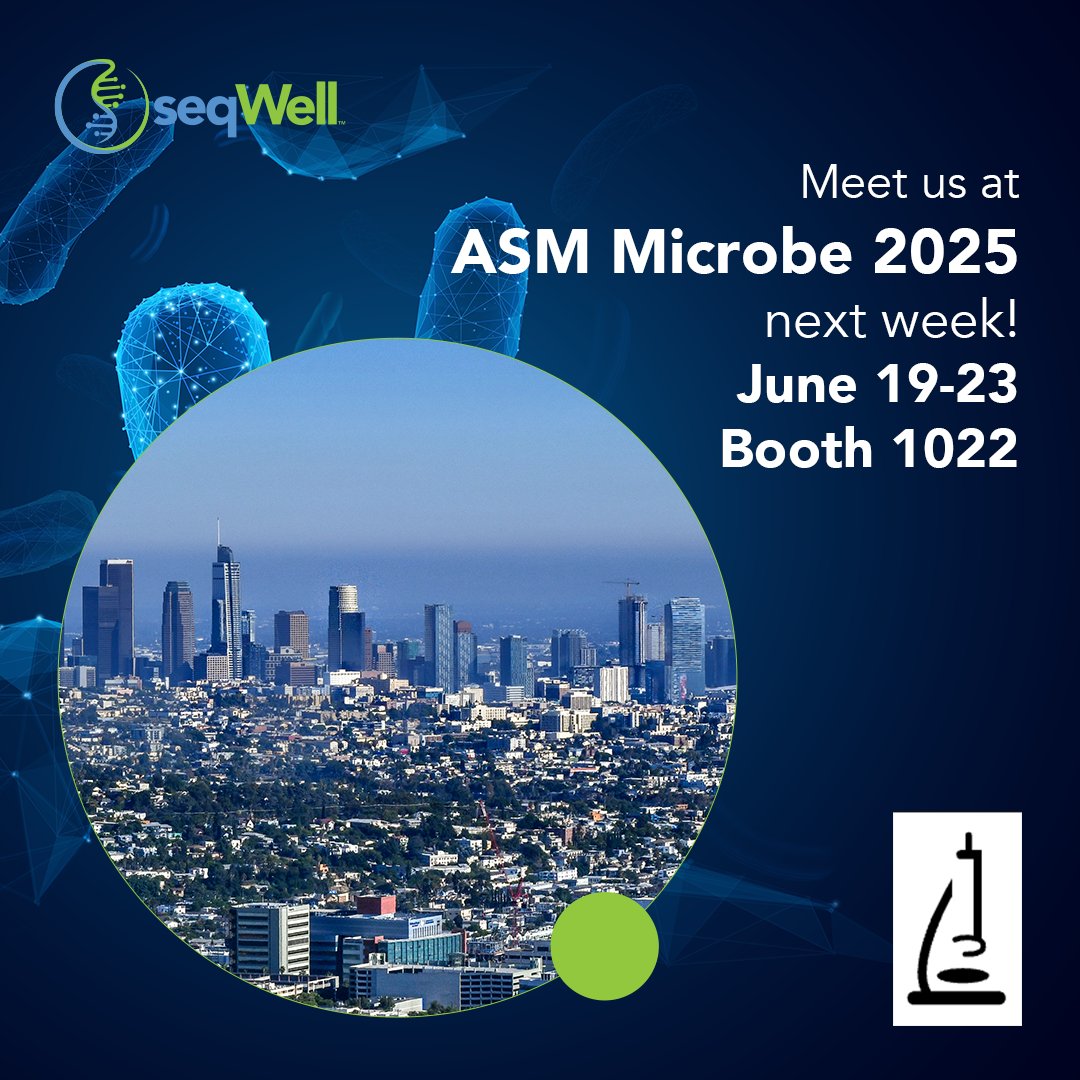 Going to #ASMMicrobe2025? Visit us at Booth 1022!

Learn how we're advancing microbial WGS &amp; metagenomics and which of our products can best accelerate your research.

hubs.ly/Q03rL2nQ0