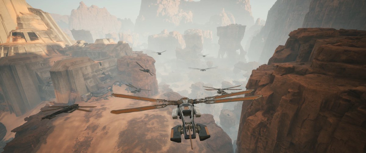 This game... I'm continually so excited to play!  Feel like I'm playing SWG again.  <a href="/DuneAwakening/">Dune: Awakening</a>