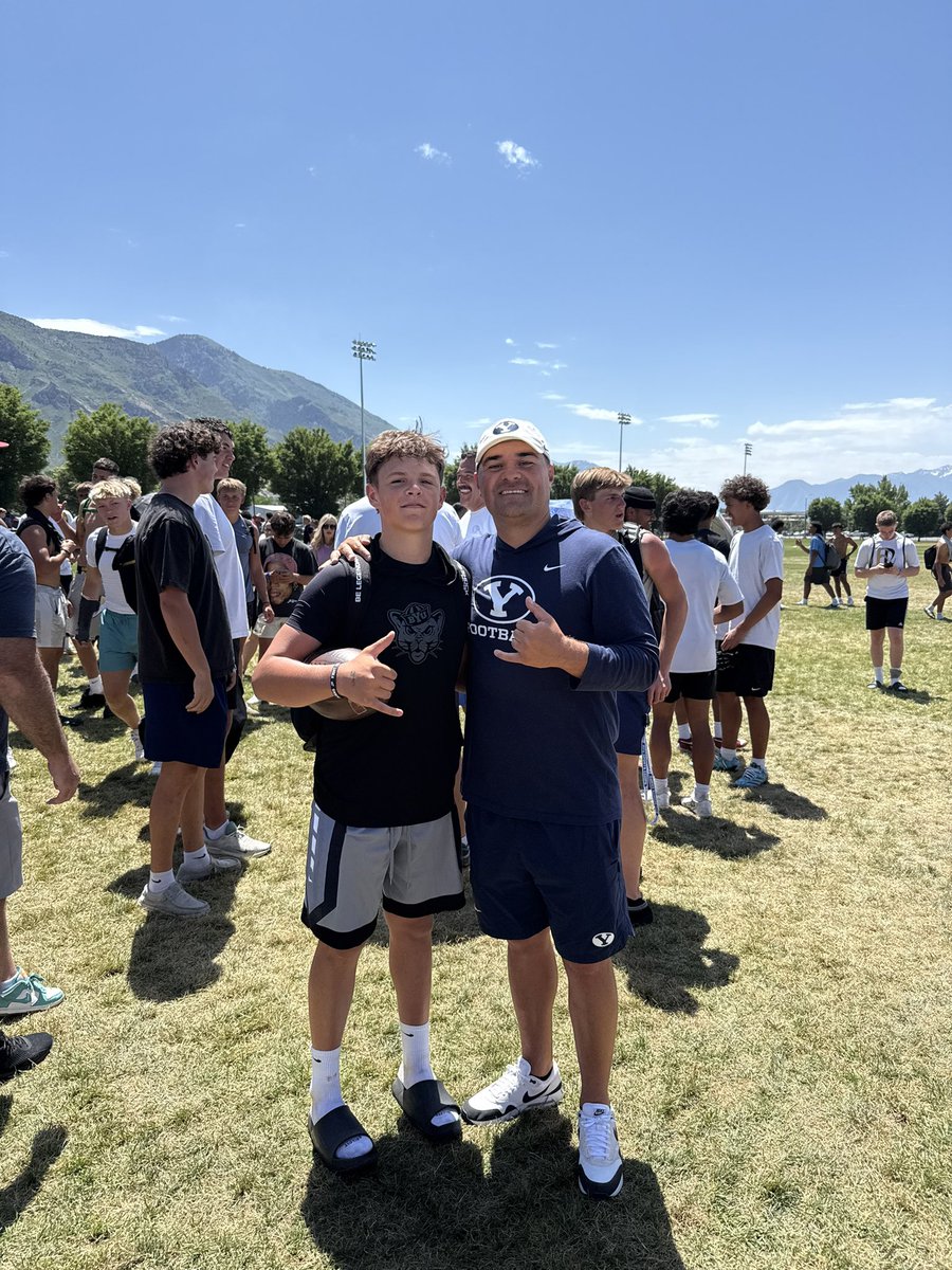 Tate Johnson (@tate_johnsonn) on Twitter photo Had a great week competing at <a href="/BYUfootball/">BYU FOOTBALL</a> camp this week! thanks <a href="/fsitake/">Fesi Sitake</a> and <a href="/CoachJayHill/">Jay Hill</a>
<a href="/PrepRedzoneUT/">Prep Redzone Utah</a> <a href="/sixstarfootball/">Six Star Football | PLUS+</a> <a href="/BlairAngulo/">Blair Angulo</a> <a href="/BrandonHuffman/">Brandon Huffman</a> <a href="/football_mtn/">Mountain View High School Football</a> <a href="/Andy_Pham1/">Andy</a> <a href="/LawrenceSanft/">Lawrence Sanft</a> Had a great week competing at <a href="/BYUfootball/">BYU FOOTBALL</a> camp this week! thanks <a href="/fsitake/">Fesi Sitake</a> and <a href="/CoachJayHill/">Jay Hill</a>
<a href="/PrepRedzoneUT/">Prep Redzone Utah</a> <a href="/sixstarfootball/">Six Star Football | PLUS+</a> <a href="/BlairAngulo/">Blair Angulo</a> <a href="/BrandonHuffman/">Brandon Huffman</a> <a href="/football_mtn/">Mountain View High School Football</a> <a href="/Andy_Pham1/">Andy</a> <a href="/LawrenceSanft/">Lawrence Sanft</a>