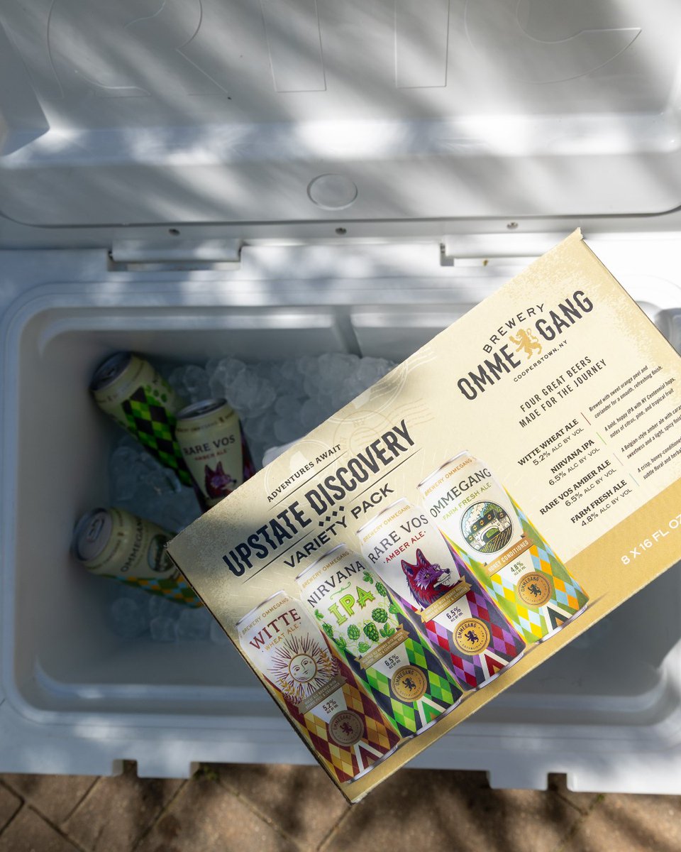 We’re sliding into the back half of the week, so you might as well stock up! If you’re in New York State, don’t forget to chill the Upstate Discovery Variety Pack.