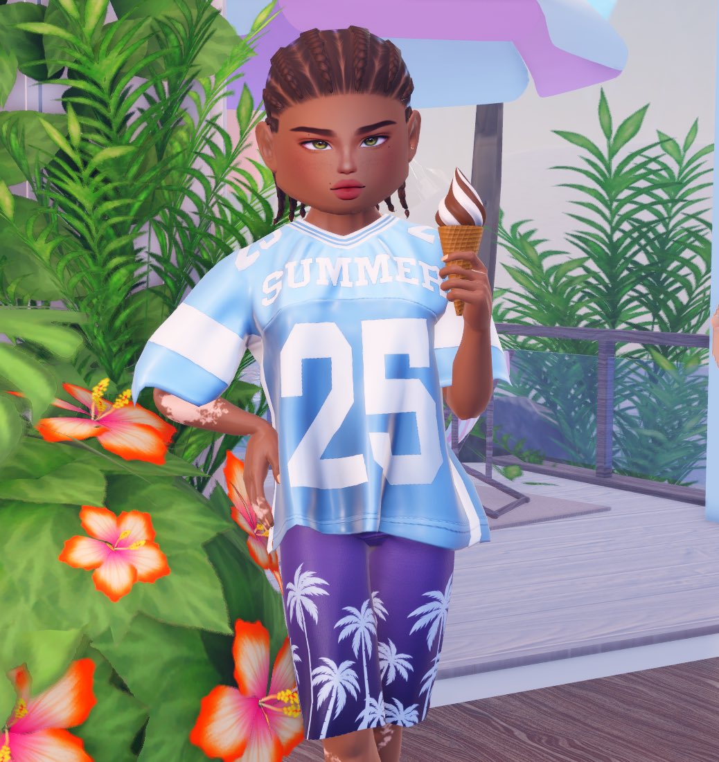 Nothing beats an ice cream in this heat... Get ready — the Summer Update is just around the corner! 🍨 ✨ 

Make sure to sign up for the Event here:
roblox.com/events/6642440…

Swim trunks by <a href="/vanadis_1/">Vanadís</a> 💖
Ice cream rework &amp; jersey by <a href="/dioncella_/">Dion</a> 💕