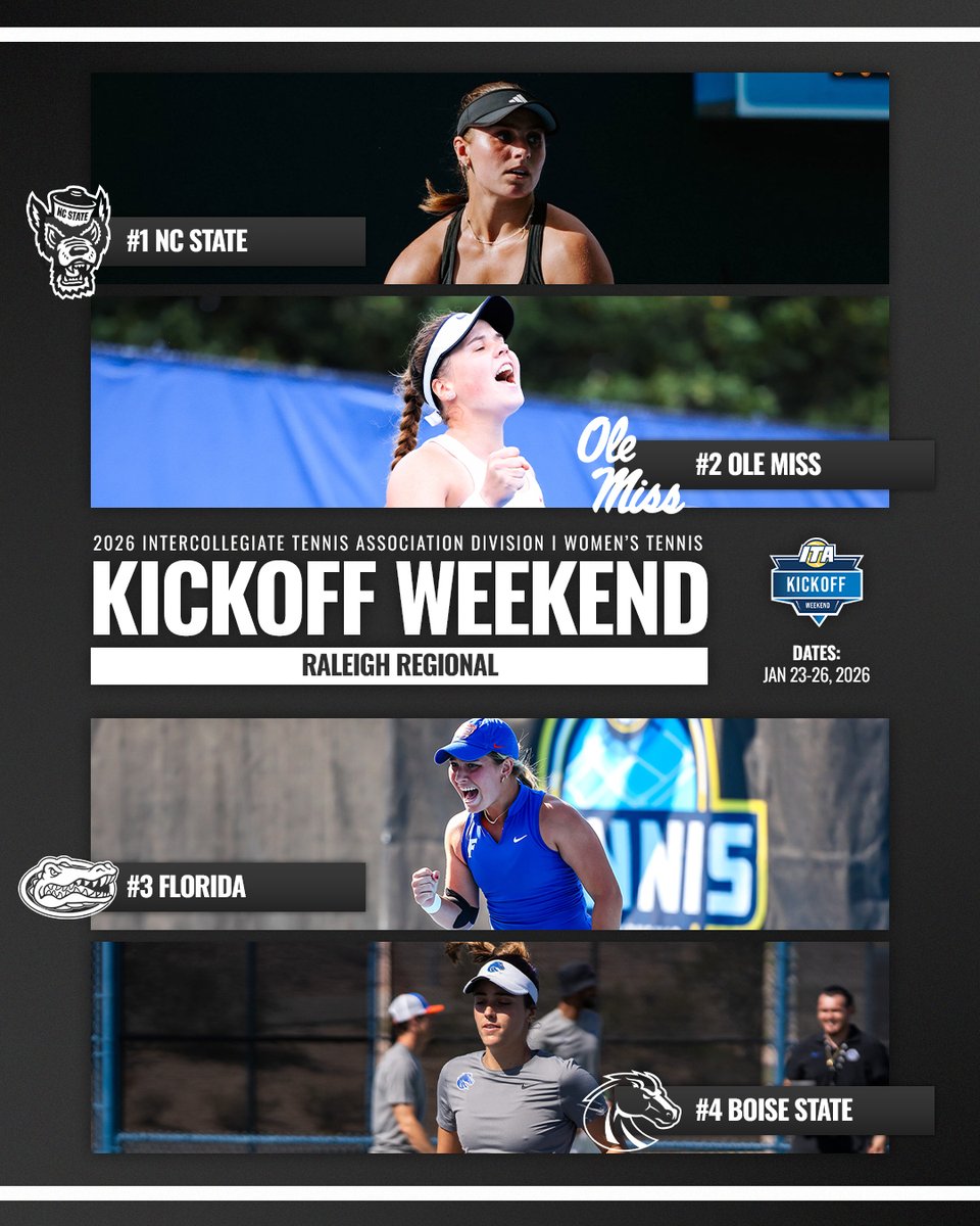 Headed To Raleigh Next Spring 🙌

#WeAreCollegeTennis | #ITAKickoff