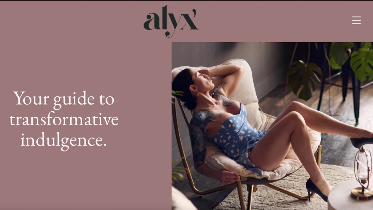 You know, it's been a while since you visited my site. Sleek and soft, digital Alyx just got a glow-up. Let me know what you think? 

Link in bio. ♡