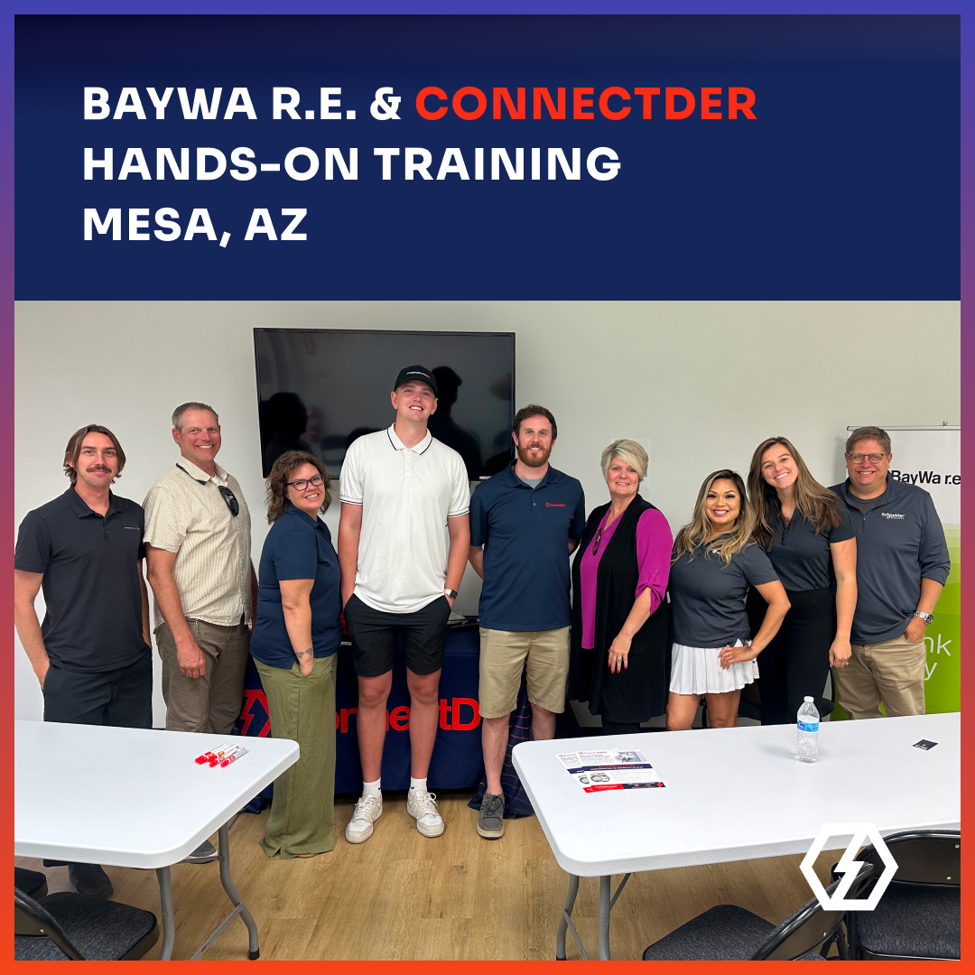 We were proud to join <a href="/BWRESolarUS/">BayWa r.e. Solar Distribution / US</a> at their training event in Arizona on June 3rd! It was great to engage with industry professionals and share our innovative solutions. Thanks to <a href="/IncFranklinwh/">FranklinWH Energy Storage Inc.</a> for highlighting the benefits. #MeterSocketAdapter #CleanEnergy