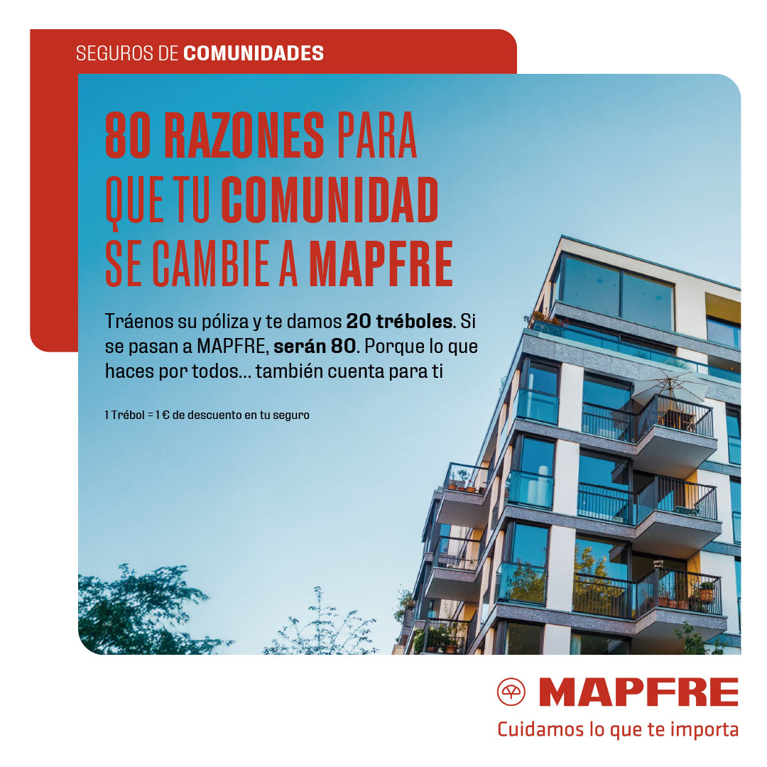 toniutzet's tweet photo. Seguros de Comunidades.
80 razones para que tu Comunidad se cambie a #MAPFRE
Más información en esta oficina o escríbenos por mensaje privado #CuidamosLoQueTeImporta https://t.co/TaMuWCW2MU