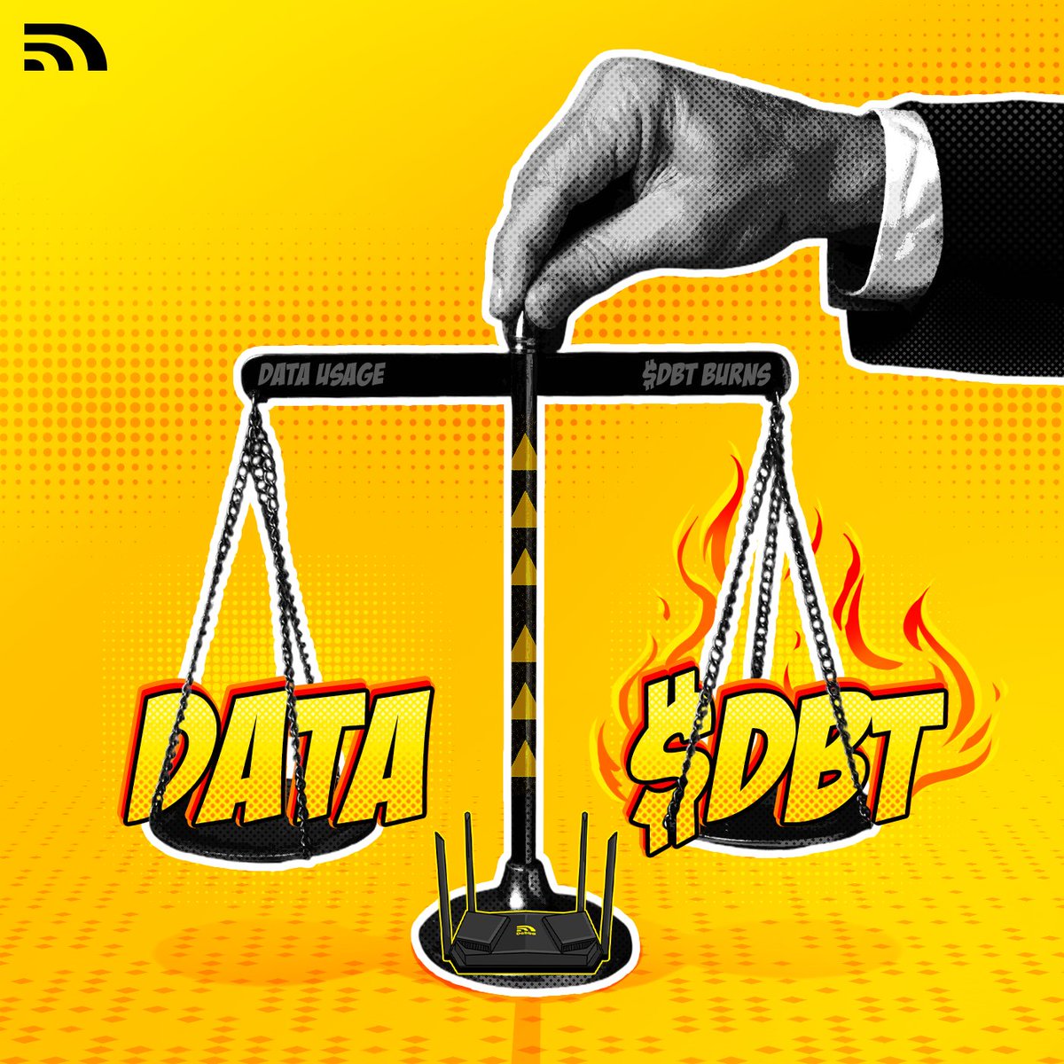 $DBT is the fuel behind Dabba’s decentralized network.

As users consume data on the network, $DBT is simultaneously burned.

More usage → More $DBT burns  → More value tied to real activity.