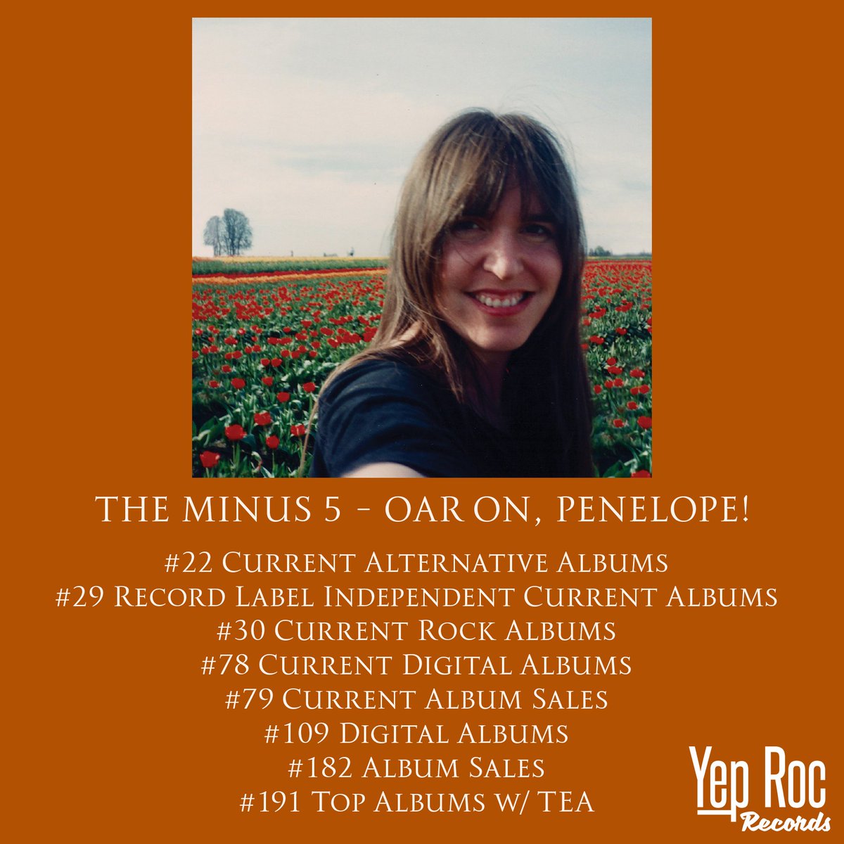 Yep Roc Records (@yeproc) on Twitter photo The Minus 5's ๐๐ข๐ณ ๐๐ฏ, ๐๐ฆ๐ฏ๐ฆ๐ญ๐ฐ๐ฑ๐ฆ! has debuted on 8 charts in the US & was also the best selling title at <a href="/musicmillennium/">Music Millennium</a> last week!
Buy your copy & stream the record here: ffm.to/oaronpenelope The Minus 5's ๐๐ข๐ณ ๐๐ฏ, ๐๐ฆ๐ฏ๐ฆ๐ญ๐ฐ๐ฑ๐ฆ! has debuted on 8 charts in the US & was also the best selling title at <a href="/musicmillennium/">Music Millennium</a> last week!
Buy your copy & stream the record here: ffm.to/oaronpenelope