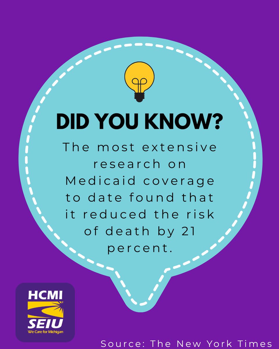 It’s true: Medicaid saves lives. Gutting it would mean people losing access to life-saving care. #HandsOffMedicaid