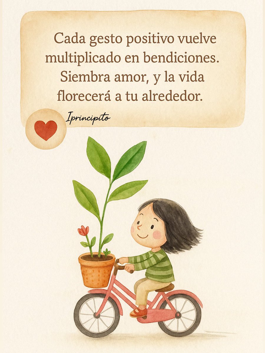 La energía que das al mundo regresa multiplicada; por eso, elige siempre dar lo mejor de ti. 🌱