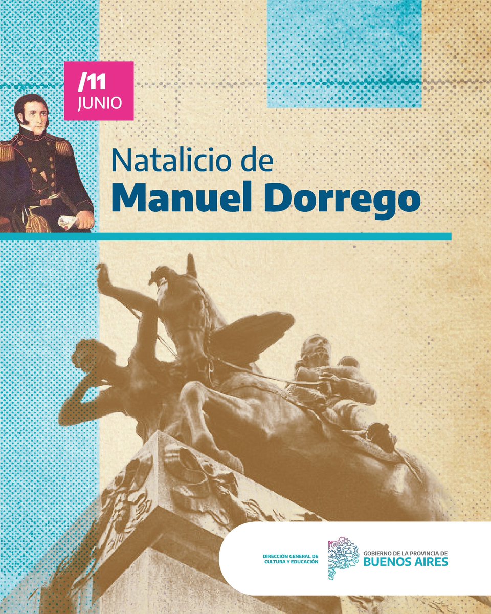 BAregion12's tweet image. Su mandato destacó por políticas destinadas a mejorar la situación de los trabajadores rurales de la Provincia, lo que le valió la enemistad de los sectores económicos dominantes.
#ManuelDorrego
#CalendarioEscolar