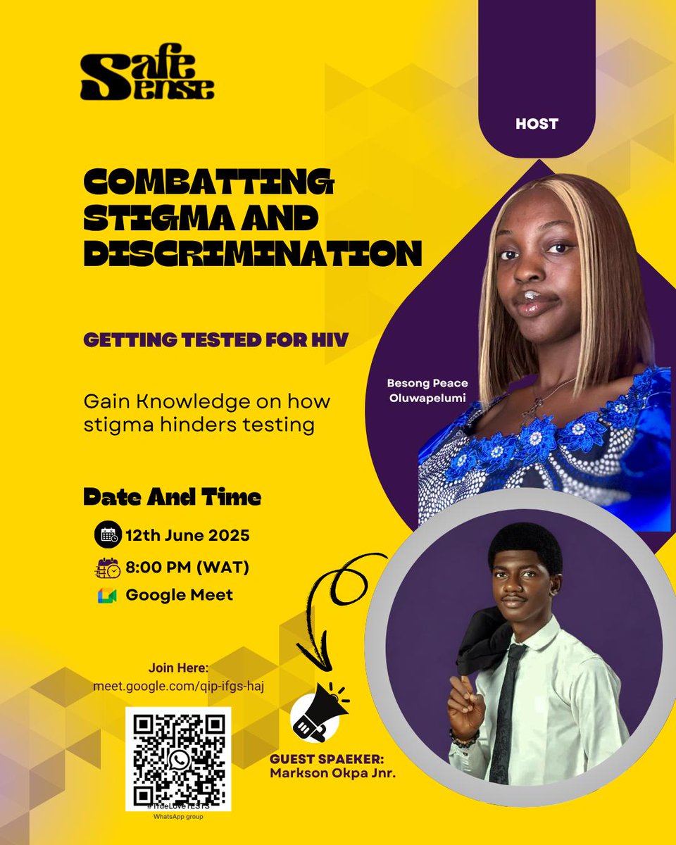theadvocategirl's tweet photo. Finally the next session is here.
Tomorrow 📅12th June, 2025
⏰8PM
📍Google Meet: https://t.co/yIkxKYdQ4H
And also, you can join the WhatsApp group for reminder https://t.co/fs4vb3P89Z
#UsinNigeria #Gstliveswell #Gatefieldimpact #Pepfarsmallgrants
Thank you 😊👏, Kindly Retweet! https://t.co/aahHf3agJF