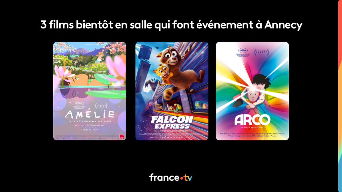 France Télévisions (@francetele) on Twitter photo 🎥 #AnnecyFestival | L’animation chez <a href="/Francetele/">France Télévisions</a>, ce sont 5 longs-métrages animés financés chaque année.
En 2025, certains vont faire l’événement au <a href="/annecyfestival/">Annecy Festival</a>.... et bientôt en salles ! 🍿 🎥 #AnnecyFestival | L’animation chez <a href="/Francetele/">France Télévisions</a>, ce sont 5 longs-métrages animés financés chaque année.
En 2025, certains vont faire l’événement au <a href="/annecyfestival/">Annecy Festival</a>.... et bientôt en salles ! 🍿